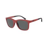 Emporio Armani Stiliga solglasögonssamling Red, Unisex