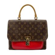 Louis Vuitton Vintage Pre-owned Canvas handvskor Brown, Dam