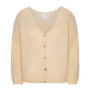 American Dreams Batikinspirerad Cornelia Cardigan Beige, Dam