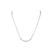 Tiffany & Co. Pre-owned Pre-owned Vitt guld halsband Gray, Dam