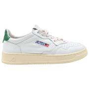 Autry Låg Man Läder Sneakers Vit Grön White, Herr