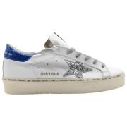 Golden Goose Vita Glitter och Blå Sneakers White, Dam