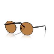 Persol Stiliga solglasögon för män Black, Unisex