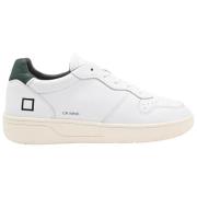 D.a.t.e. Court Mono White Green Sneakers White, Herr