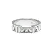 Tiffany & Co. Pre-owned Pre-owned Silver ringar Gray, Dam