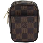 Louis Vuitton Vintage Pre-owned Canvas axelremsvskor Brown, Dam