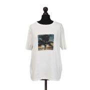 Yves Saint Laurent Vintage Pre-owned Bomull toppar White, Dam