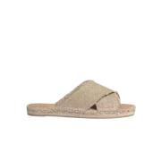 Castañer Dams Palmera Espadrille Sandaler Beige, Dam