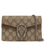 Gucci Vintage Pre-owned Canvas gucci-vskor Beige, Dam