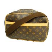 Louis Vuitton Vintage Pre-owned Canvas axelremsvskor Brown, Dam