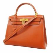 Hermès Vintage Pre-owned Laeder handvskor Orange, Dam