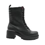 Wrangler Moto Hi Svarta Stövlar Black, Dam