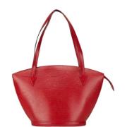 Louis Vuitton Vintage Pre-owned Laeder axelremsvskor Red, Dam