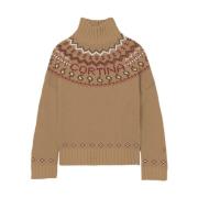 MC2 Saint Barth Stiliga Sweaters Kollektion Brown, Dam