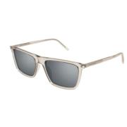 Saint Laurent Elegant Läder Axelväska Beige, Unisex