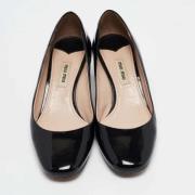 Miu Miu Pre-owned Pre-owned Tyg klackskor Black, Dam