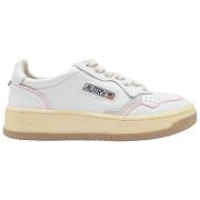 Autry Öppen Låg Dam Läder Sneakers White, Dam