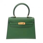 Hermès Vintage Pre-owned Laeder handvskor Green, Dam