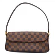 Louis Vuitton Vintage Pre-owned Canvas handvskor Brown, Dam