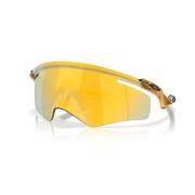 Oakley Sportiga solglasögon med unik design Yellow, Unisex