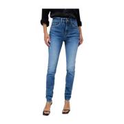 Salsa Högmidjade Push In Jeans Blue, Dam