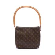 Louis Vuitton Vintage Pre-owned Canvas handvskor Brown, Dam