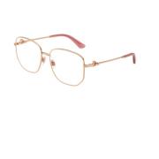 Dolce & Gabbana Fyrkantig Ram Ultra-Feminin Glasögon Pink, Dam