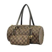 Louis Vuitton Vintage Pre-owned Canvas handvskor Brown, Dam