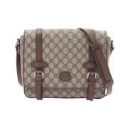 Gucci Vintage Pre-owned Canvas gucci-vskor Beige, Dam