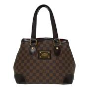 Louis Vuitton Vintage Pre-owned Canvas axelremsvskor Brown, Dam