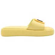 Laura Biagiotti Citron Kalv Sandaler Lbed240000022 Yellow, Dam