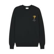 Maison Kitsuné Bekväm Sweatshirt Trophy Black, Herr