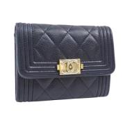 Chanel Vintage Pre-owned Laeder plnbcker Black, Dam