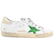 Golden Goose Vit Platinum Superstar Sneakers White, Dam