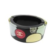 Chanel Vintage Pre-owned Plast armband Black, Dam