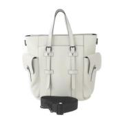 Louis Vuitton Vintage Pre-owned Laeder totevskor White, Dam