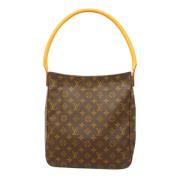 Louis Vuitton Vintage Pre-owned Canvas handvskor Brown, Dam