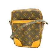 Louis Vuitton Vintage Pre-owned Canvas axelremsvskor Brown, Dam