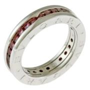 Bvlgari Vintage Pre-owned Silver ringar Gray, Dam