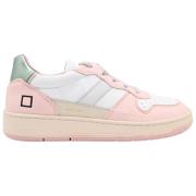 D.a.t.e. Vit-Rosa Court 2.0 Sneakers Multicolor, Dam