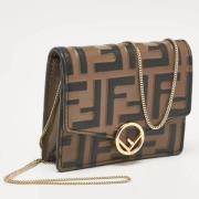 Fendi Vintage Pre-owned Laeder plnbcker Brown, Dam