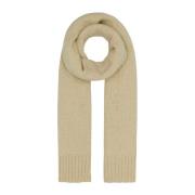 Jil Sander Ivory Wool Scarf White, Herr