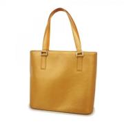 Louis Vuitton Vintage Pre-owned Tyg louis-vuitton-vskor Yellow, Dam