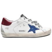 Golden Goose Superstar White Blue Star Sneakers White, Herr