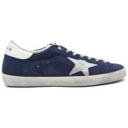 Golden Goose Navy Blue Superstar Sneakers Blue, Herr