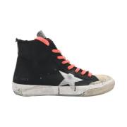 Golden Goose Kristall Tunga Svarta Jeans Sneakers Black, Dam