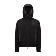 Moncler Utomhus Svart Jacka Vattentät Huva Black, Herr