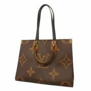 Louis Vuitton Vintage Pre-owned Canvas handvskor Brown, Dam