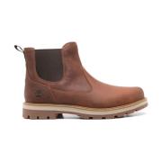 Timberland Brun Mocka Chelsea Boots Brown, Herr