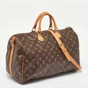 Louis Vuitton Vintage Pre-owned Canvas handvskor Brown, Dam